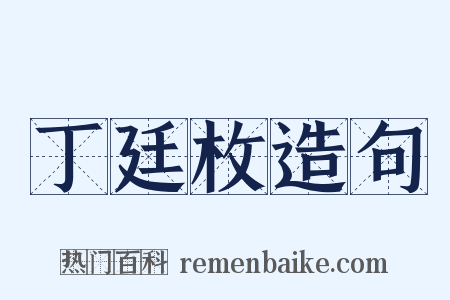 丁廷枚造句是什么意思的图片